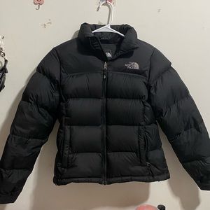 North Face Black Puffer Jacket 700 Fill Model AFYE